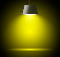 Image showing Abstract background with spot light