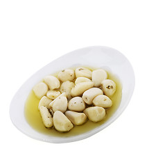 Image showing Garlic With Olive Oil 