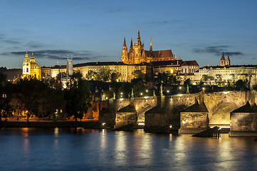 Image showing Prague at night.