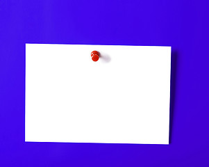 Image showing Empty Sticky on a wall