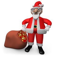 Image showing Santa With Presents