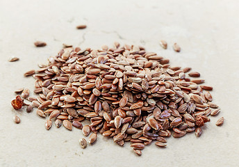 Image showing flax seeds
