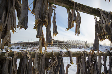 Image showing A flake for drying fish