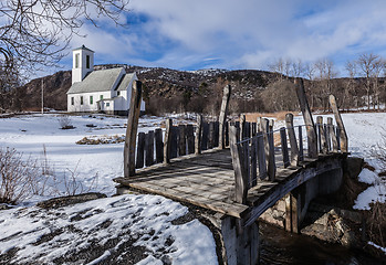 Image showing wooden bridge