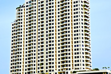 Image showing  bangkok terrace  thailand  in office tree  skyscraper reflex