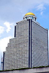 Image showing  bangkok terrace  thailand  in office district palaces     gold 