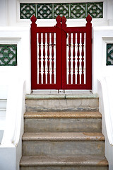 Image showing thailand     and  asia   in  bangkok   red grate