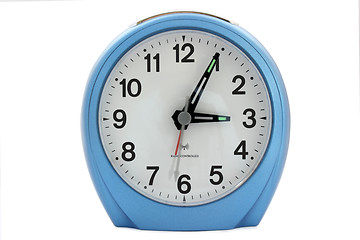 Image showing Blue alarm clock