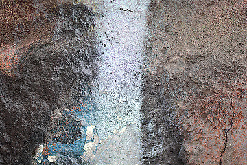 Image showing classic grunge texture of aging painted wall