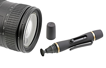 Image showing Cleaning kit and lens.