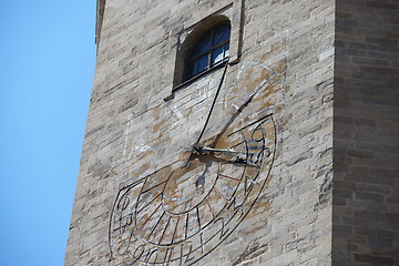 Image showing Old Tower sundial