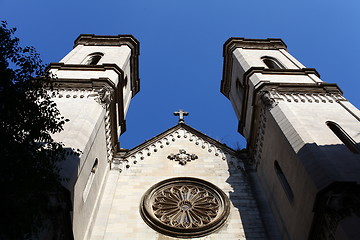 Image showing cross on the pediment the Basilica