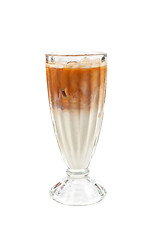 Image showing Iced coffee latte