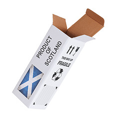 Image showing Concept of export - Product of Scotland