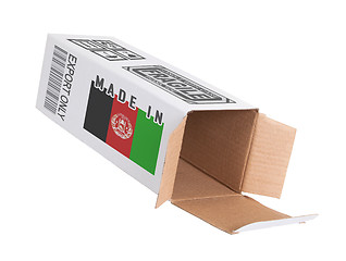 Image showing Concept of export - Product of Afghanistan