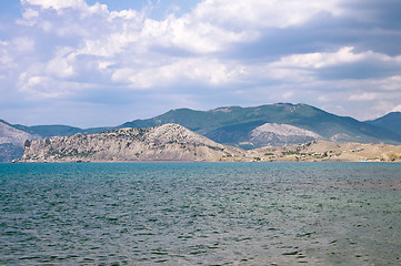 Image showing mountainous coastline