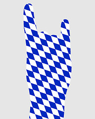 Image showing Bavarian finger signal