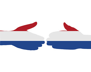 Image showing Dutch handshake