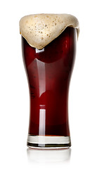 Image showing Froth on black beer