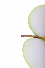 Image showing Cut Green Apple