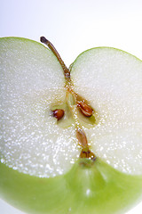 Image showing Cut Green Apple