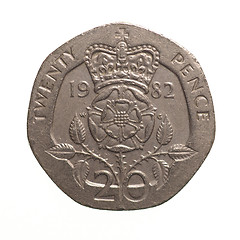 Image showing Twenty pence coin