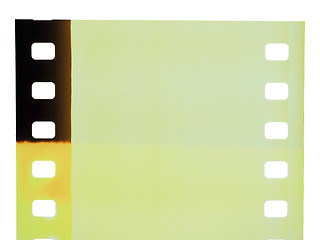 Image showing A film isolated