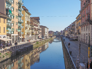 Image showing Naviglio Grande Milan