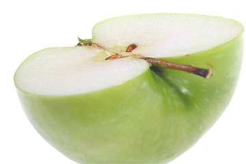 Image showing Cut Green Apple