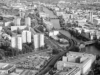 Image showing  Berlin aerial view 