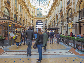 Image showing Galleria Vittorio Emanuele II Milan