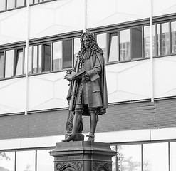 Image showing  Leibniz Denkmal Leipzig 