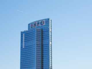 Image showing Skyscrapers in Milan Italy