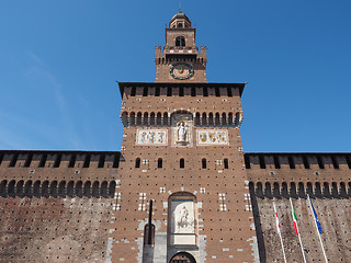 Image showing Castello Sforzesco Milan