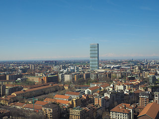 Image showing Milan aerial view