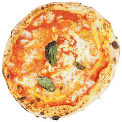 Image showing Margherita pizza isolated