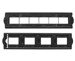 Image showing Mounted film and film strip holder isolated