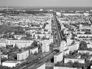 Image showing  Berlin aerial view 