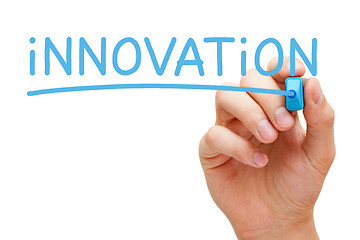Image showing Innovation Blue Marker