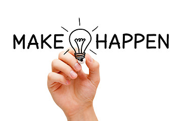 Image showing Make Ideas Happen Concept