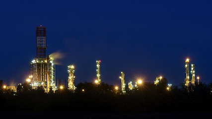 Image showing Chimney of a Power plant