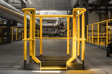 Image showing Yellow industrial frame