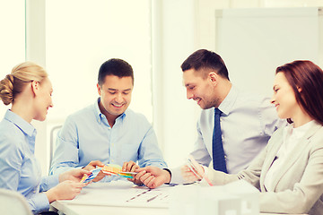 Image showing happy team of architects and designers in office