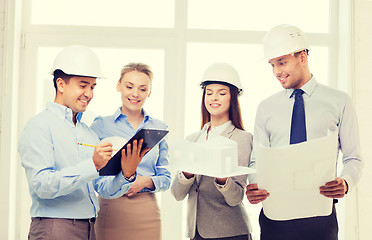 Image showing happy business team in office