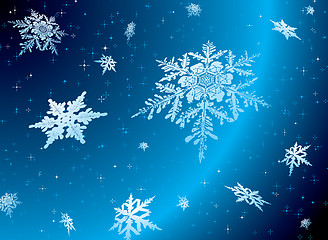 Image showing starry snowflake