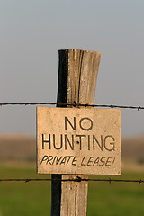 Image showing no hunting