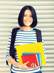 Image showing happy and smiling teenage girl