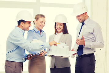 Image showing happy business team in office