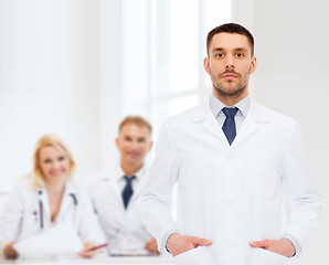 Image showing male doctor in white coat