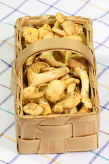 Image showing Chanterelles in a Basket